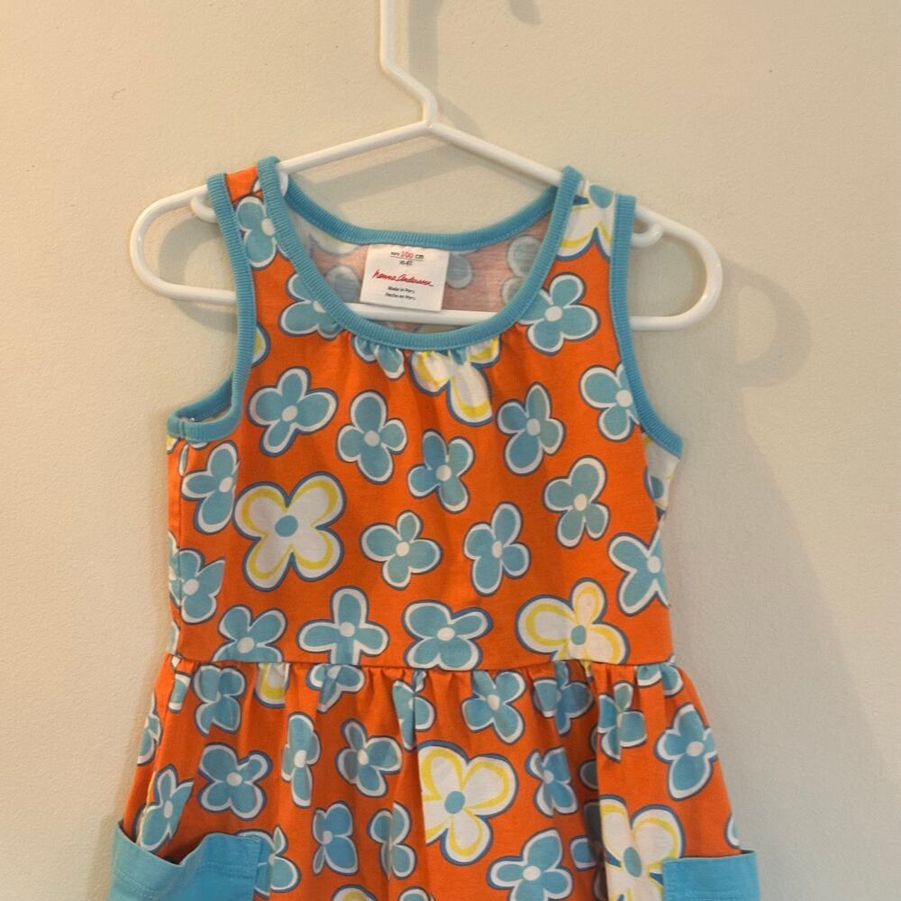 Hanna Andersson Tank Dress sz 4T - Picture 3 of 5